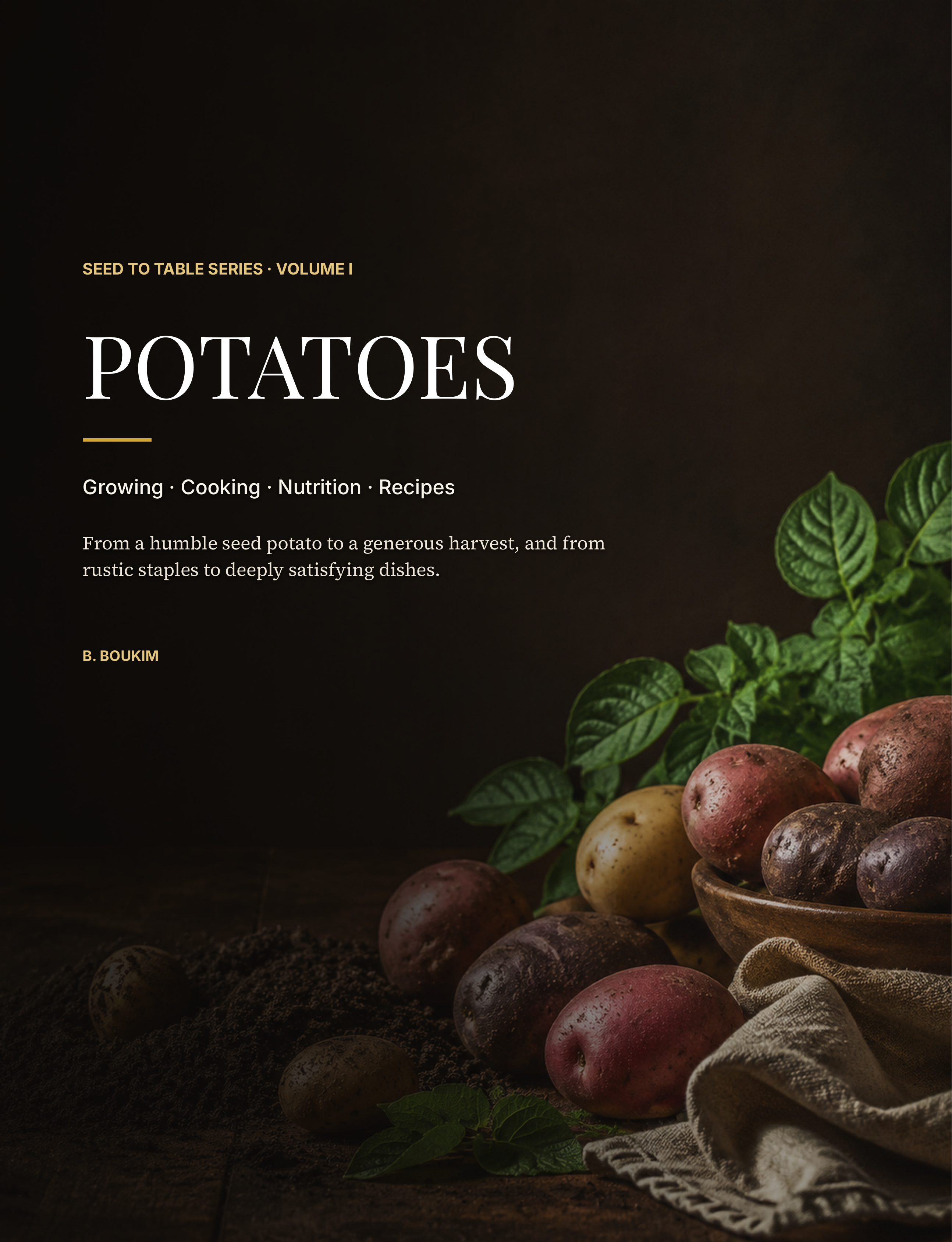 Cover of Seed to Table: Potatoes, a 170-page illustrated PDF guide