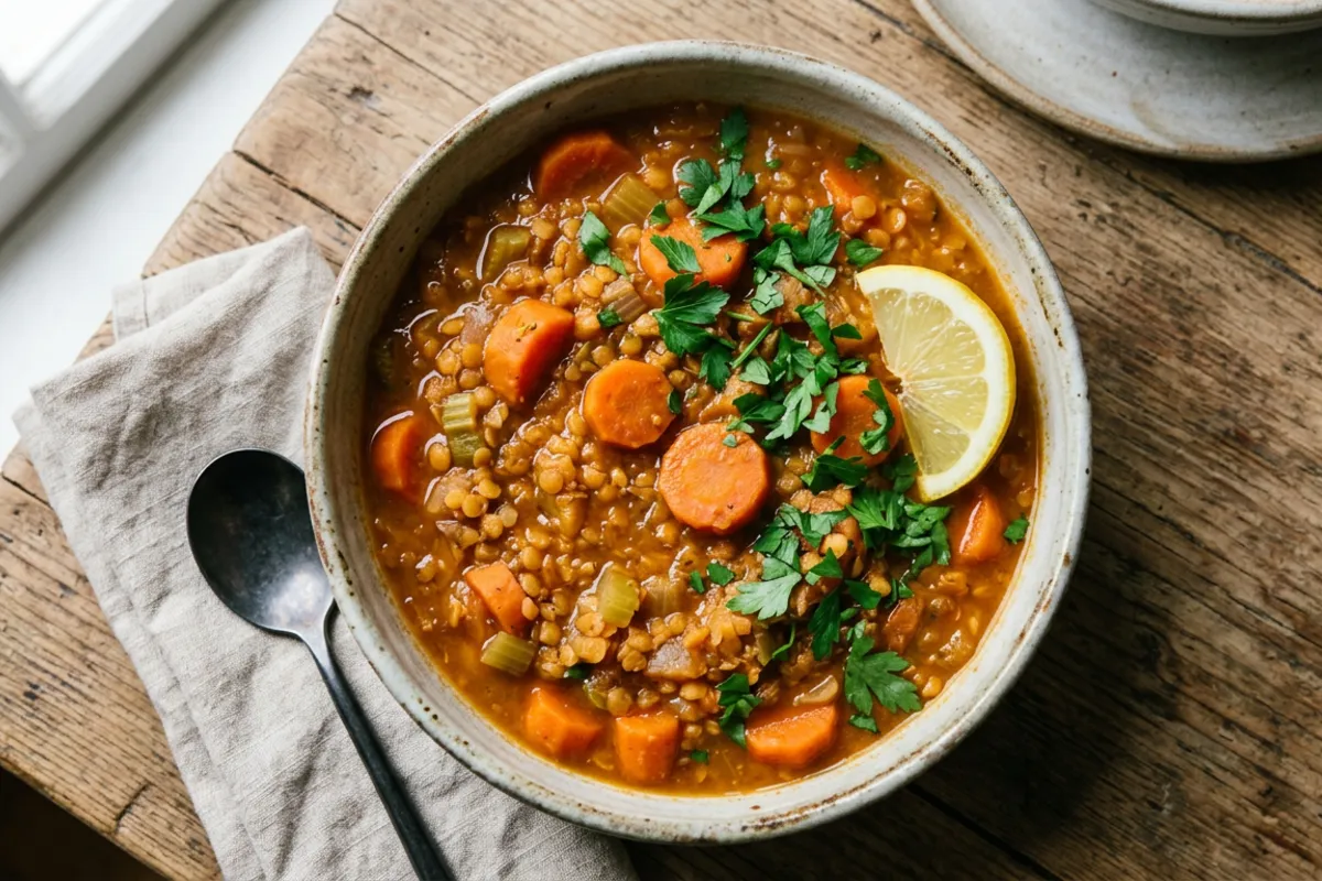 Carrot Lentil Stew