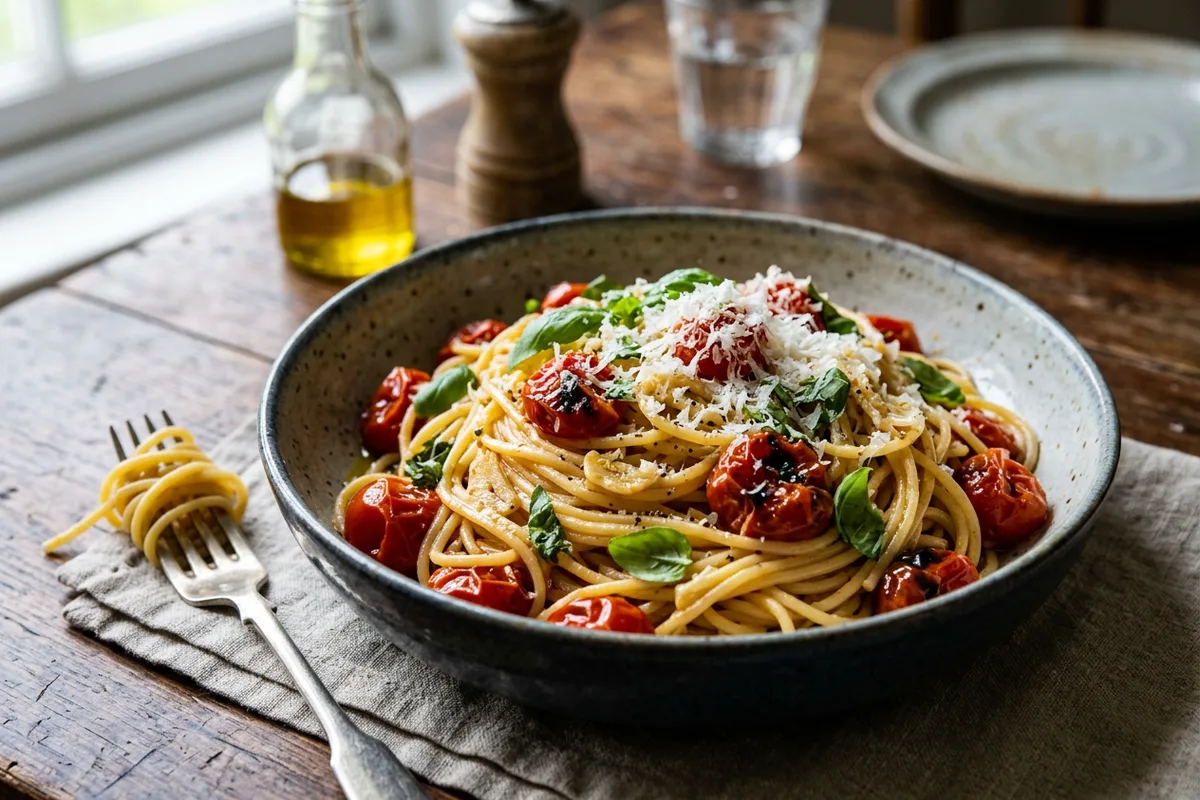 15-Minute Cherry Tomato Pasta