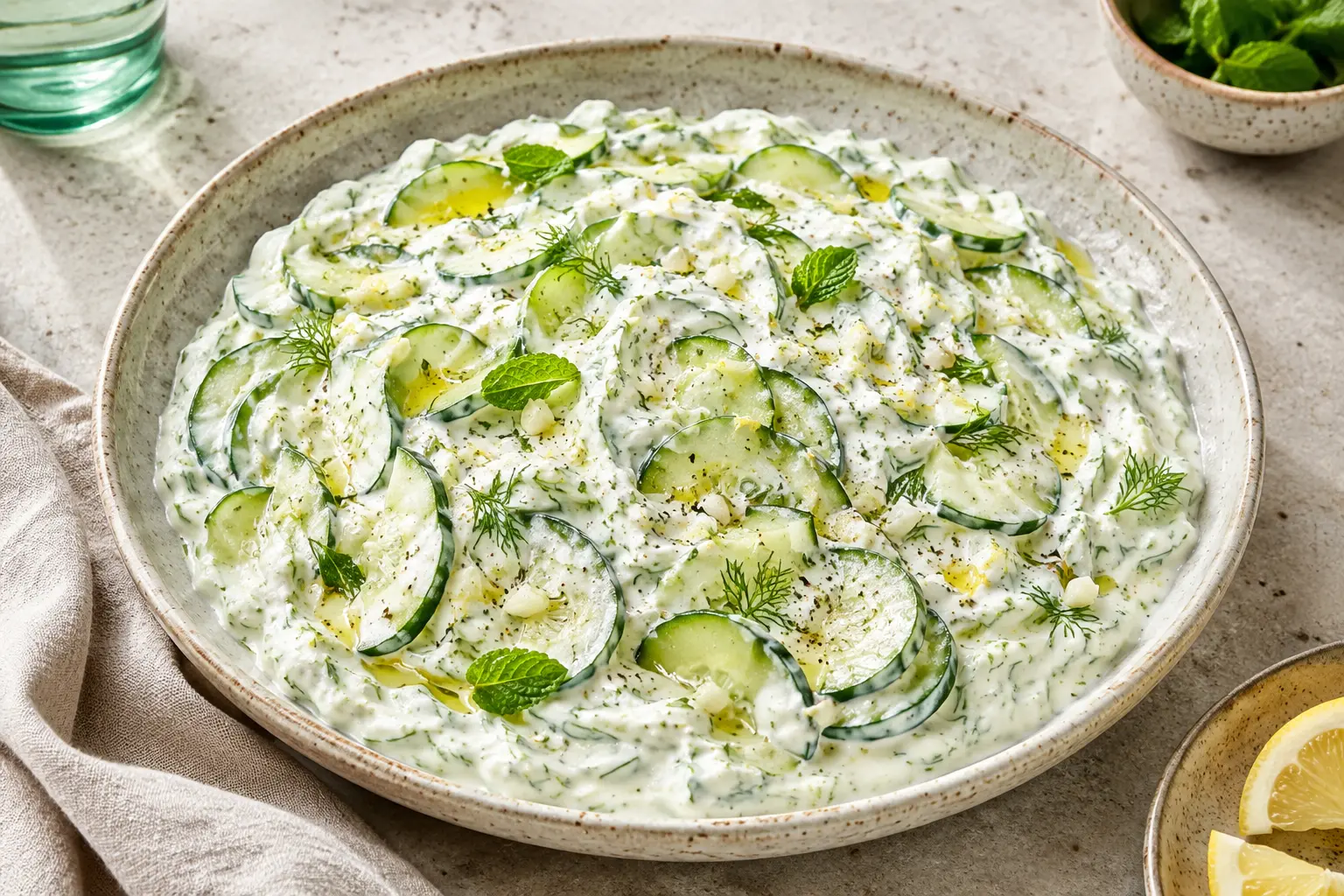 Cucumber Yogurt Salad (Tzatziki)