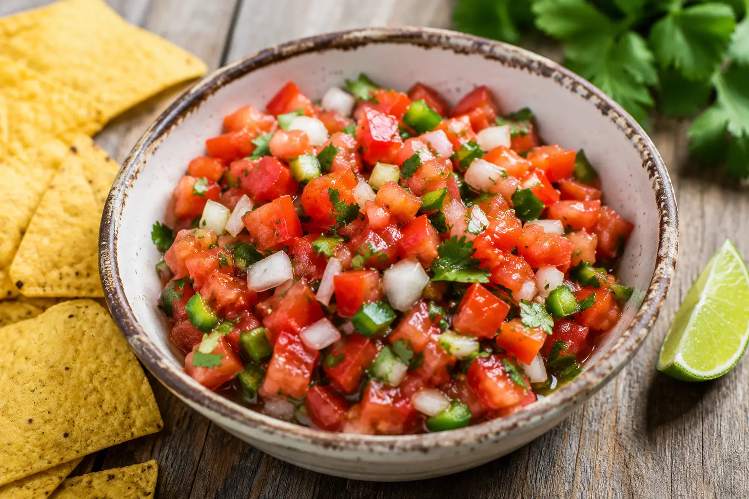 Fresh Restaurant-Style Tomato Salsa
