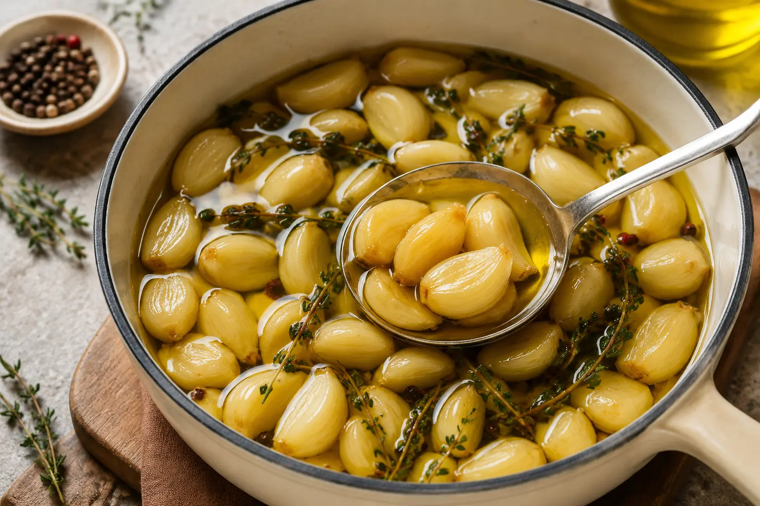 Slow-Roasted Garlic Confit