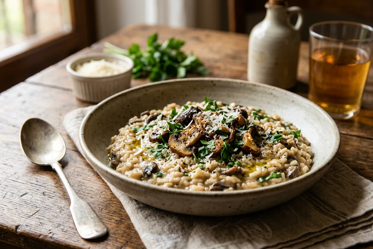 Mushroom Risotto