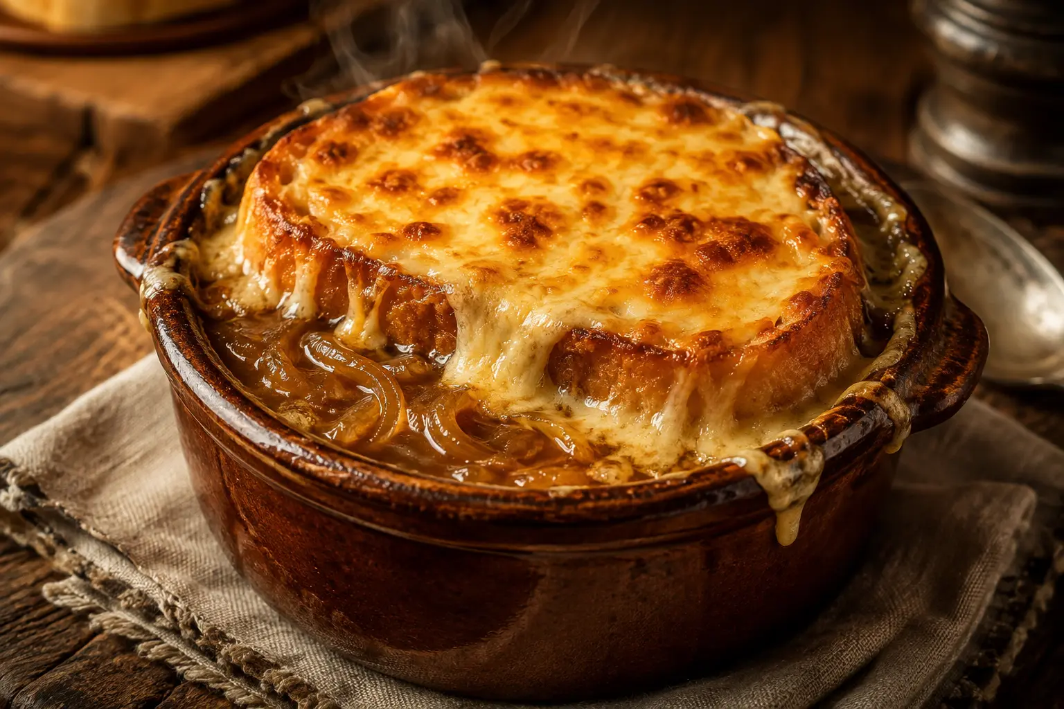 Classic Onion Soup Gratinee