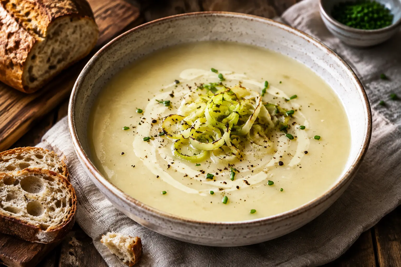 Creamy Potato Leek Soup