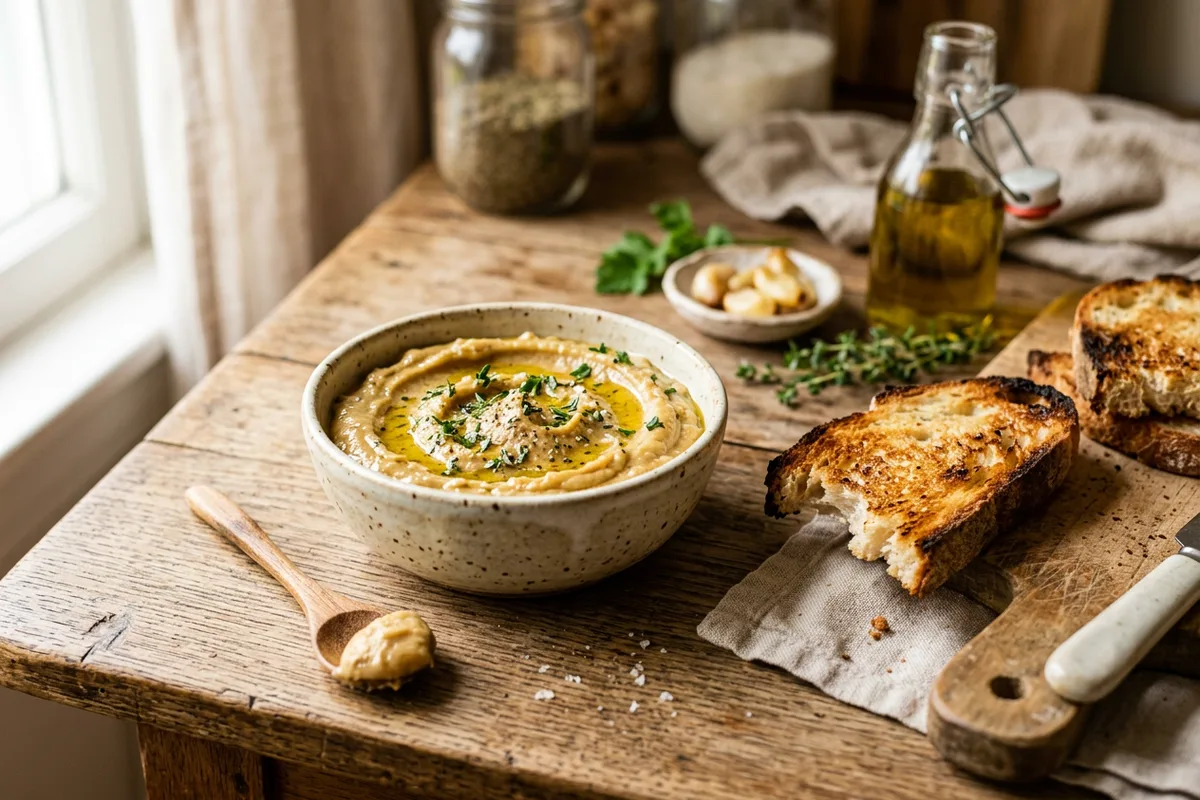 Creamy Roasted Garlic Spread