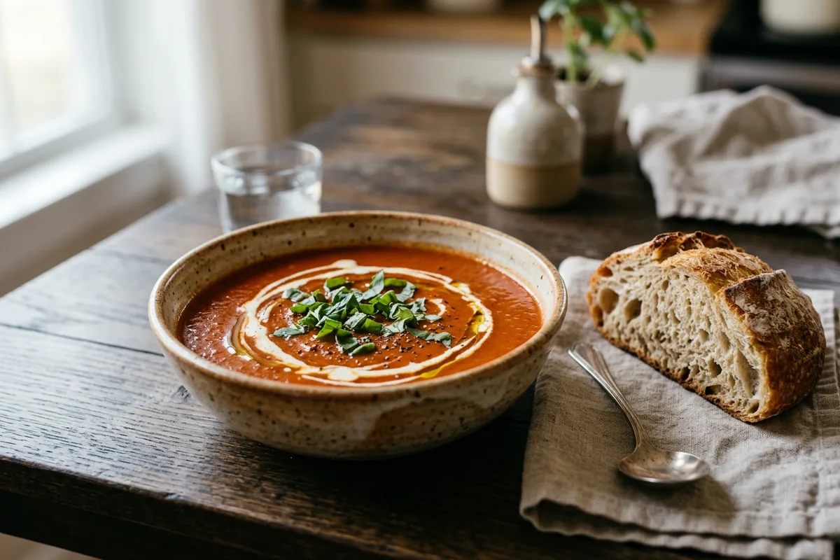 Creamy Tomato Basil Soup